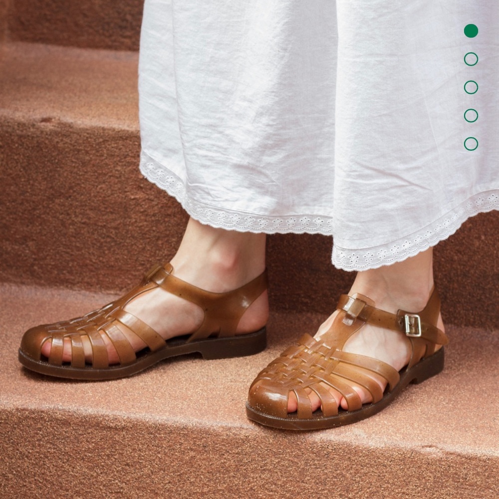 NWT Plasticana Jelly Fisherman Sandals